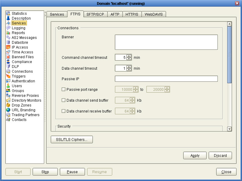 Setting connection preferences