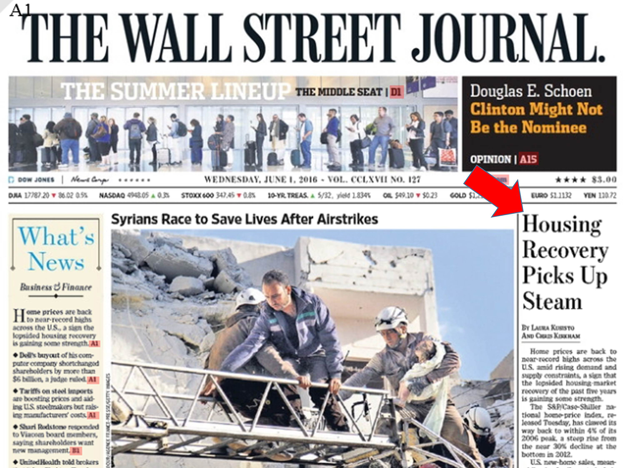 Wall Street Journal Housing Recovery Picks Up Steam Keeping Current