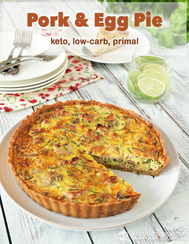 Lowcarb Pork & Egg Pie KetoDiet Blog