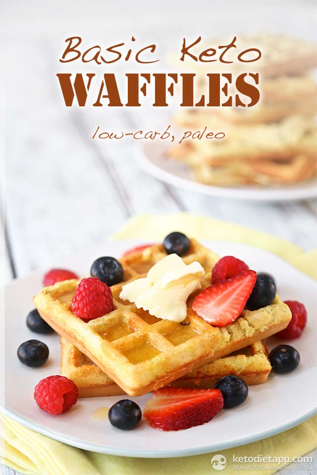 Basic Keto Waffles KetoDiet Blog