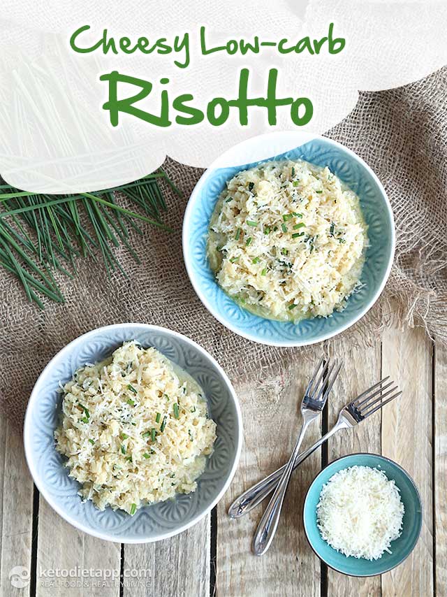 Cheesy Lowcarb "Risotto" KetoDiet Blog