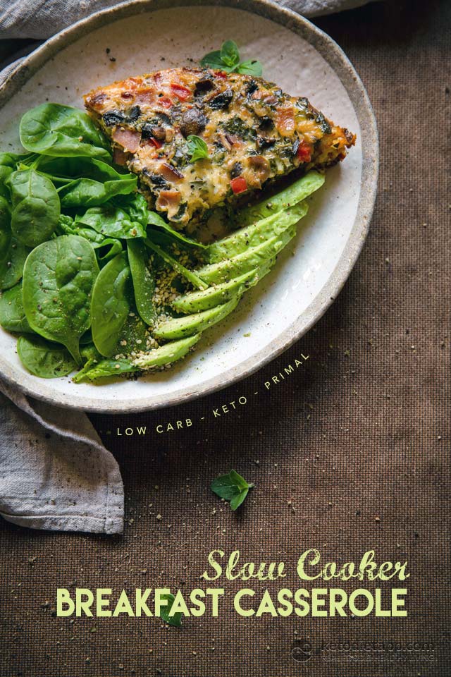 Keto Slow Cooker Breakfast Casserole KetoDiet Blog