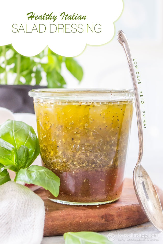 Healthy Keto Italian Dressing KetoDiet Blog