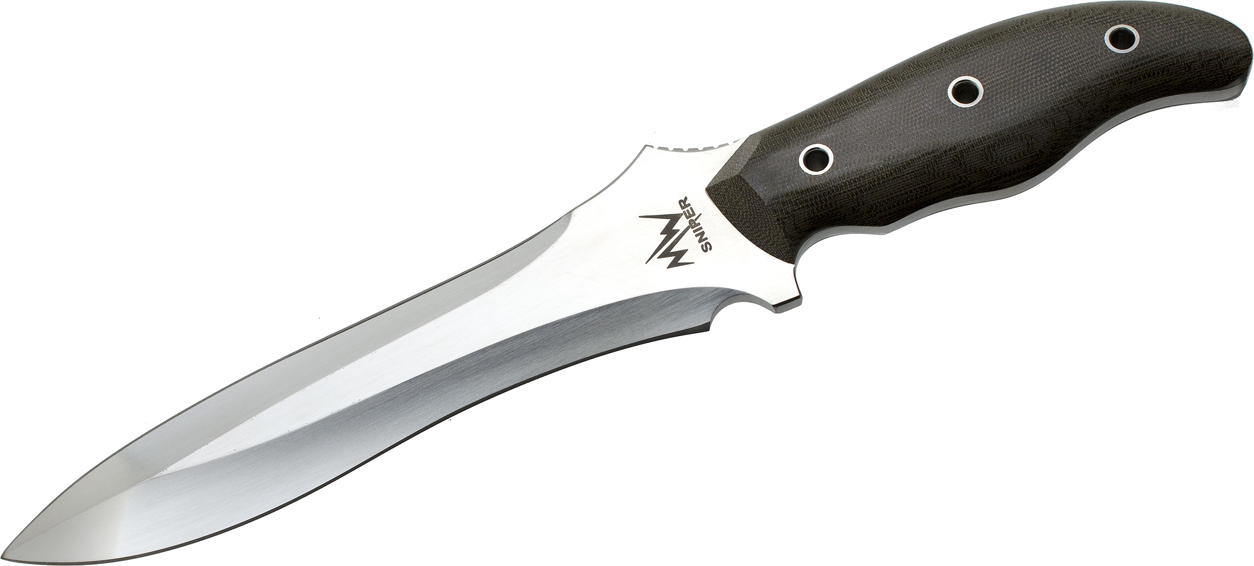 Mercworx Sniper Chili Combat Knife Fixed 7.5" S30V Double