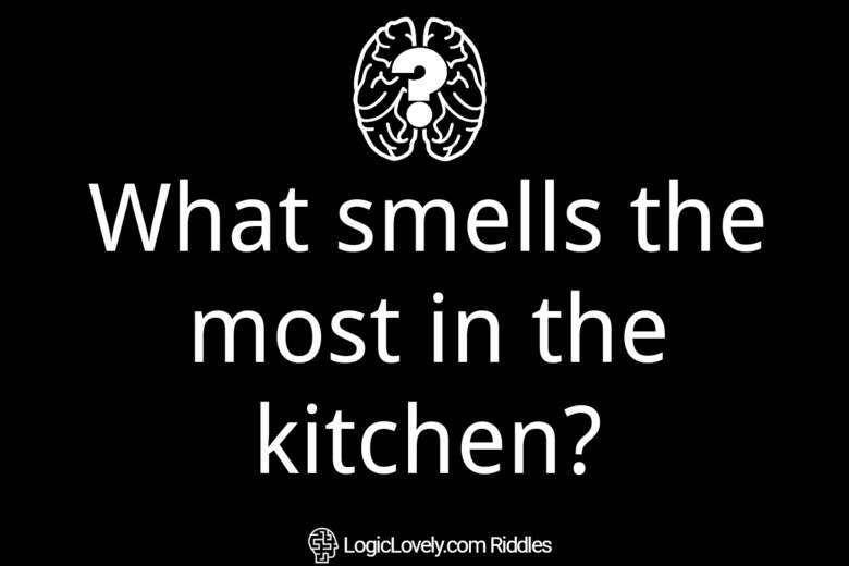 What smells the most in the kitchen? Logic Lovely