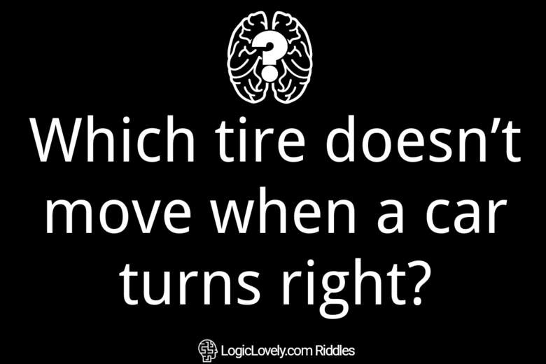 Which tire doesn’t move when a car turns right? Logic Lovely