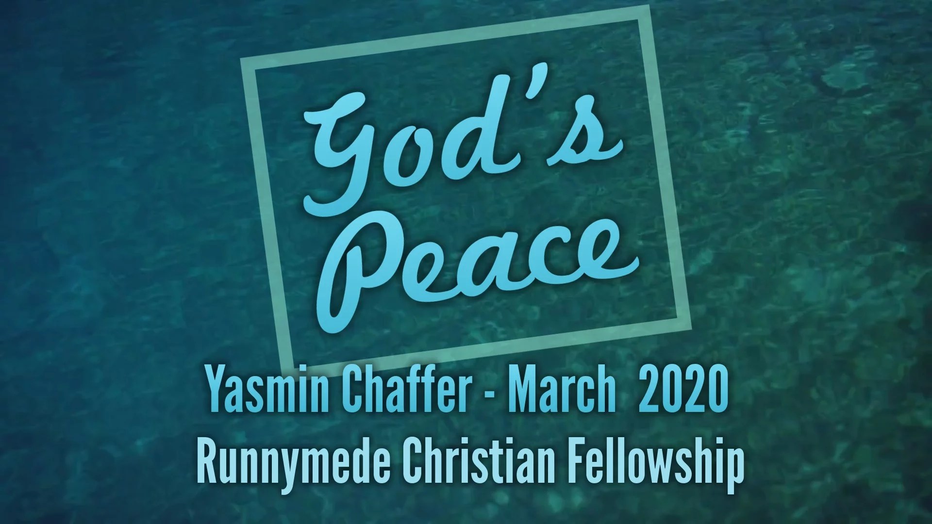 God's Peace Runnymede Christian Fellowship