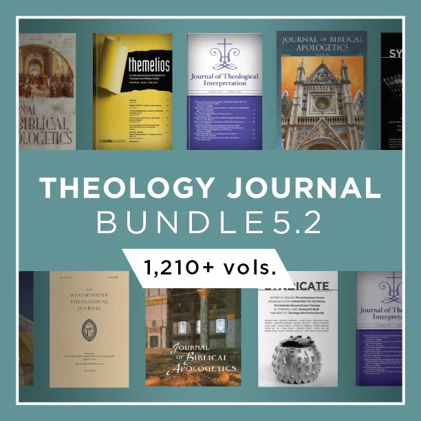 Theology Journal Bundle 5.2 (1,210+ vols.) Logos Bible Software