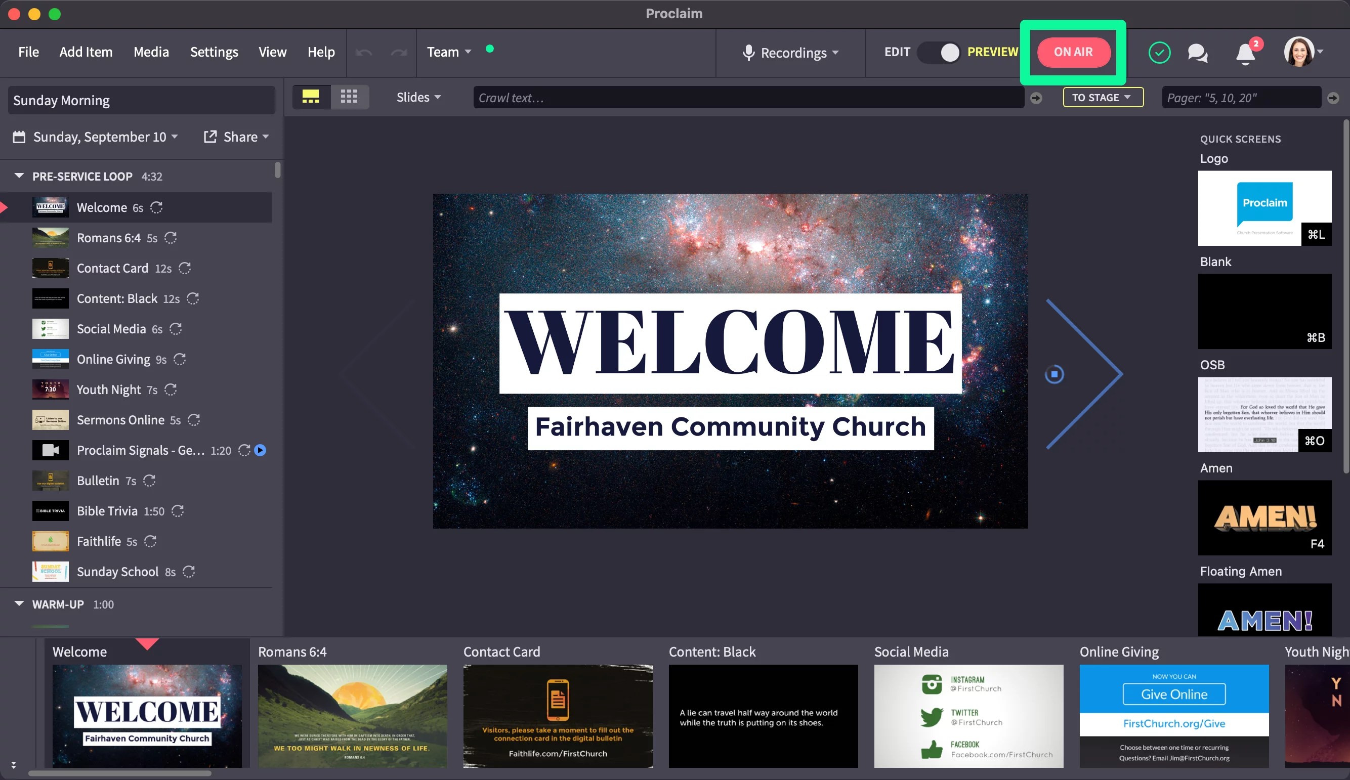 Can I Show a Proclaim Presentation with Zoom? Faithlife