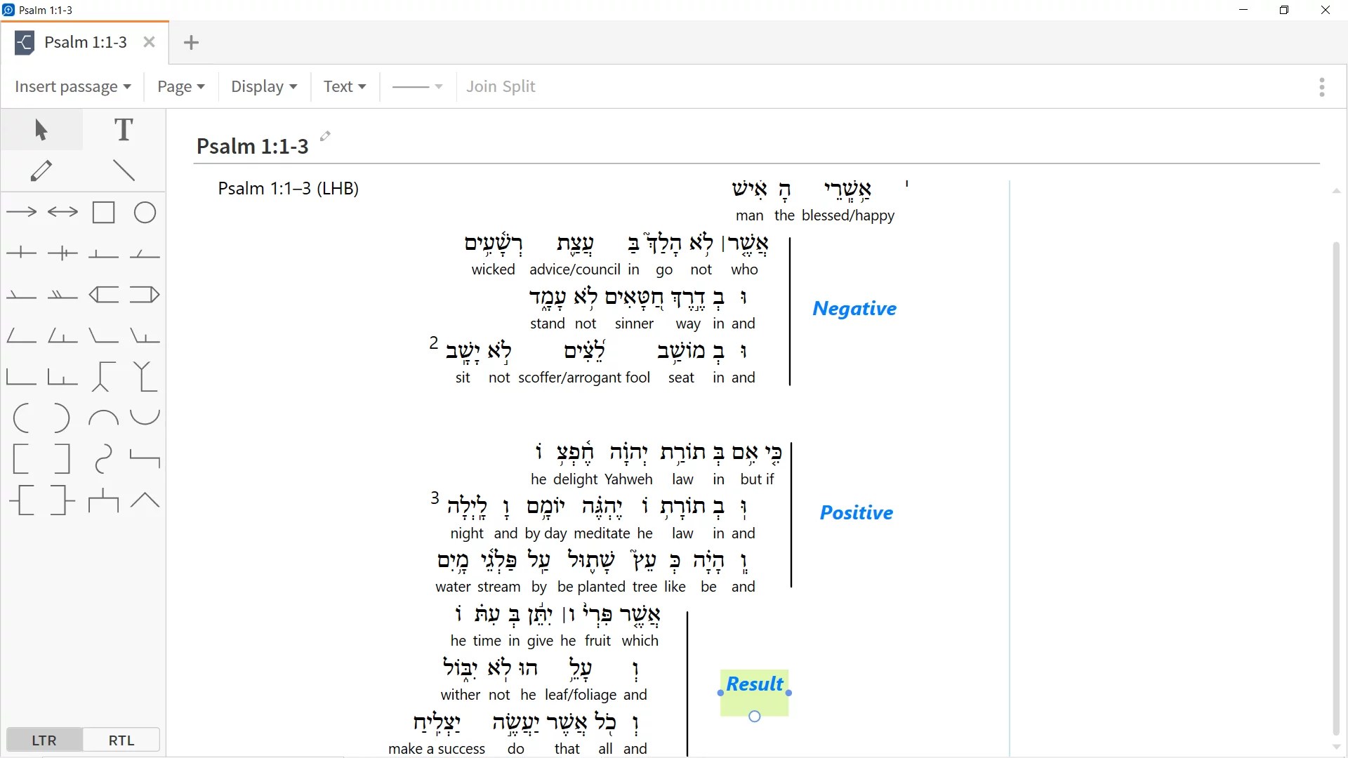 Sentence Diagram – Logos Help Center
