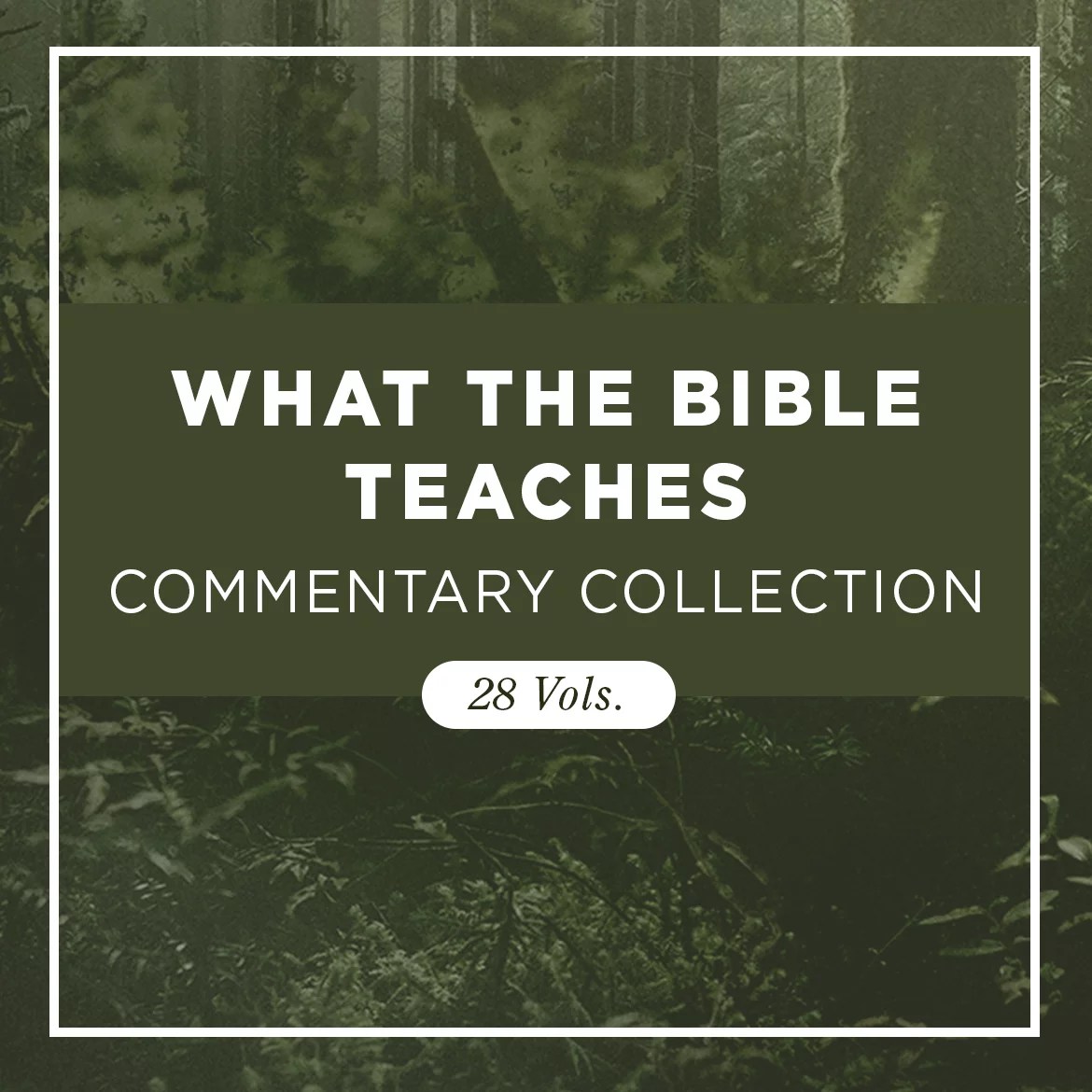 What the Bible Teaches Commentary Collection (28 vols.) Logos Bible