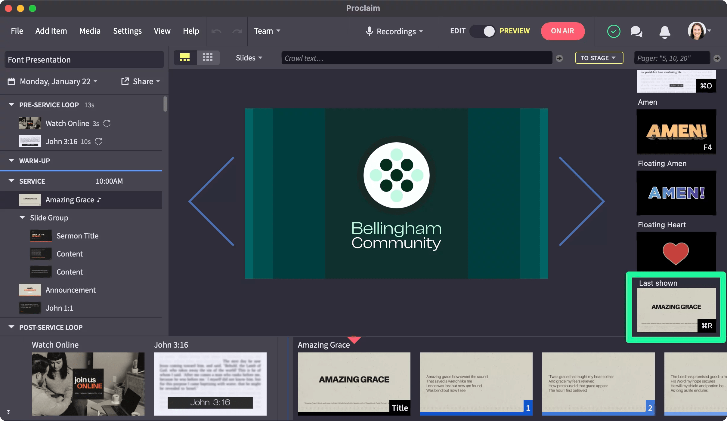 What are Quick Screens? Faithlife