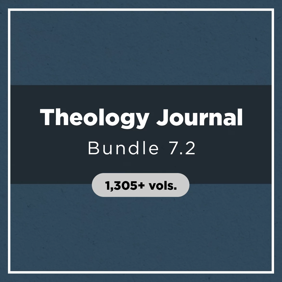 Theology Journal Bundle 7.2 (1,305+ vols.) Logos Bible Software