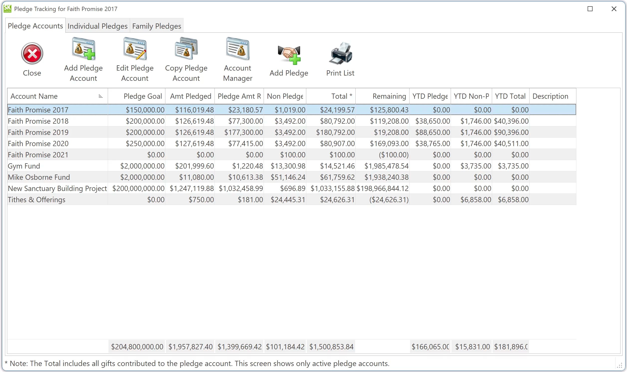 SK8 Creating a Pledge Account and Adding Pledgers