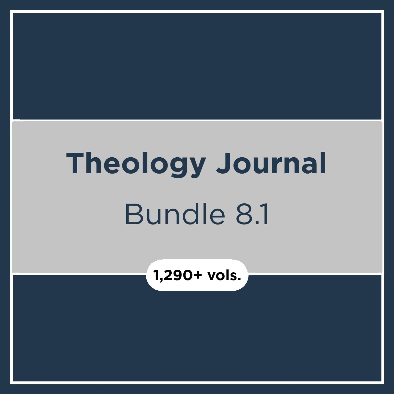 Theology Journal Bundle 8.1 (1,290+ vols.) Logos Bible Software