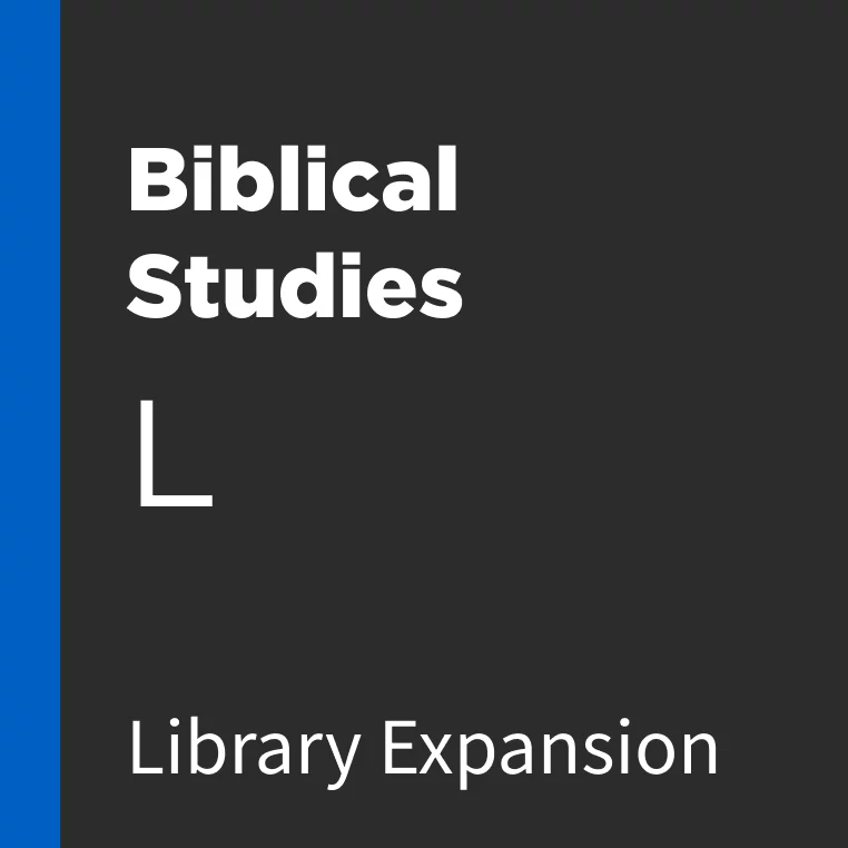 Biblical Studies Library Expansion, L Logos Bible Software