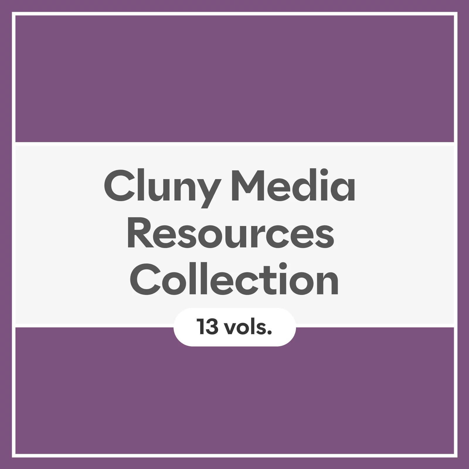 Cluny Media Resources Collection (13 vols.) Logos Bible Software