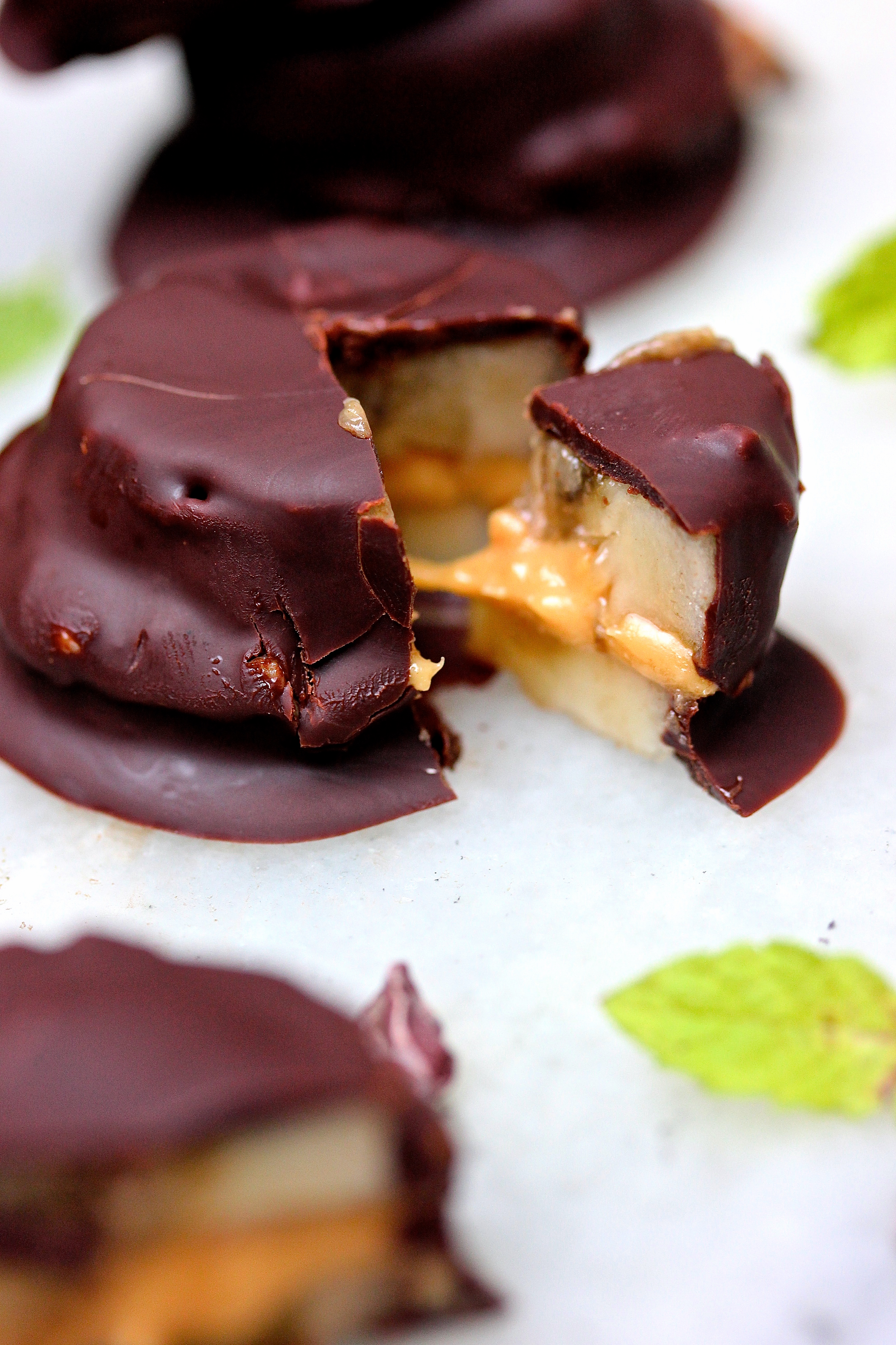 Nyttigt godis på jordnötssmör, banan och choklad Supermat