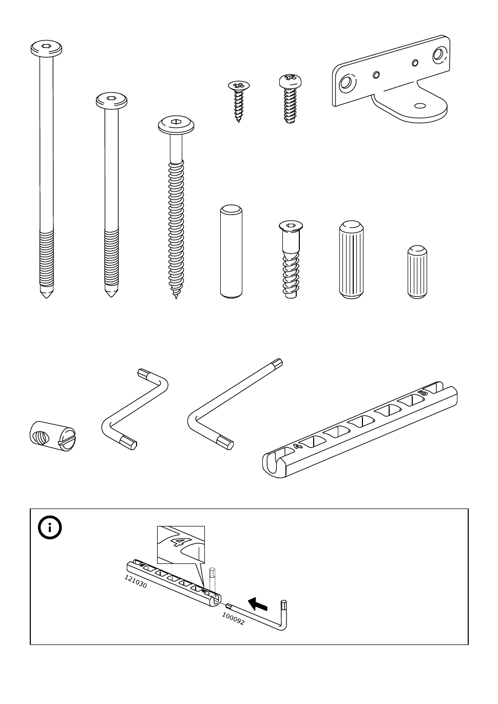 IKEA NEIDEN bed frame Assembly Instruction Page 3 Free PDF Download