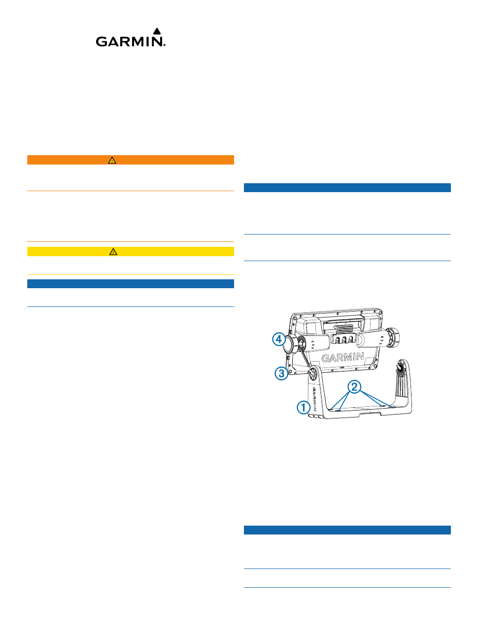 Garmin echoMAP 71sv Installation Instructions Free PDF