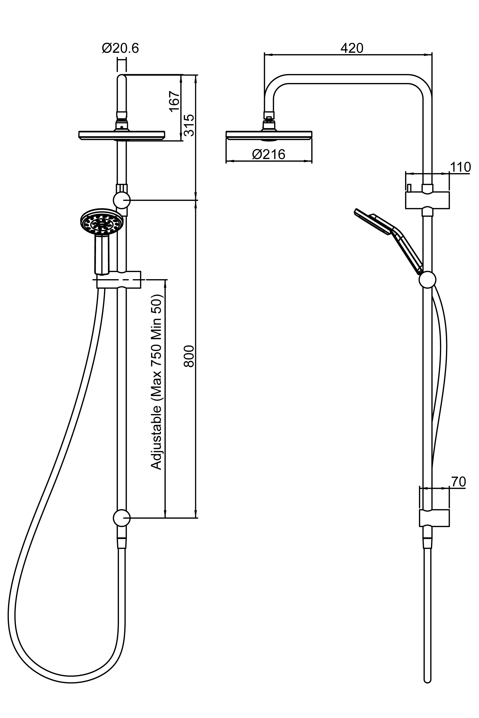 MethvenKiriExposureRailShowerShowers Methven AU Methven AU
