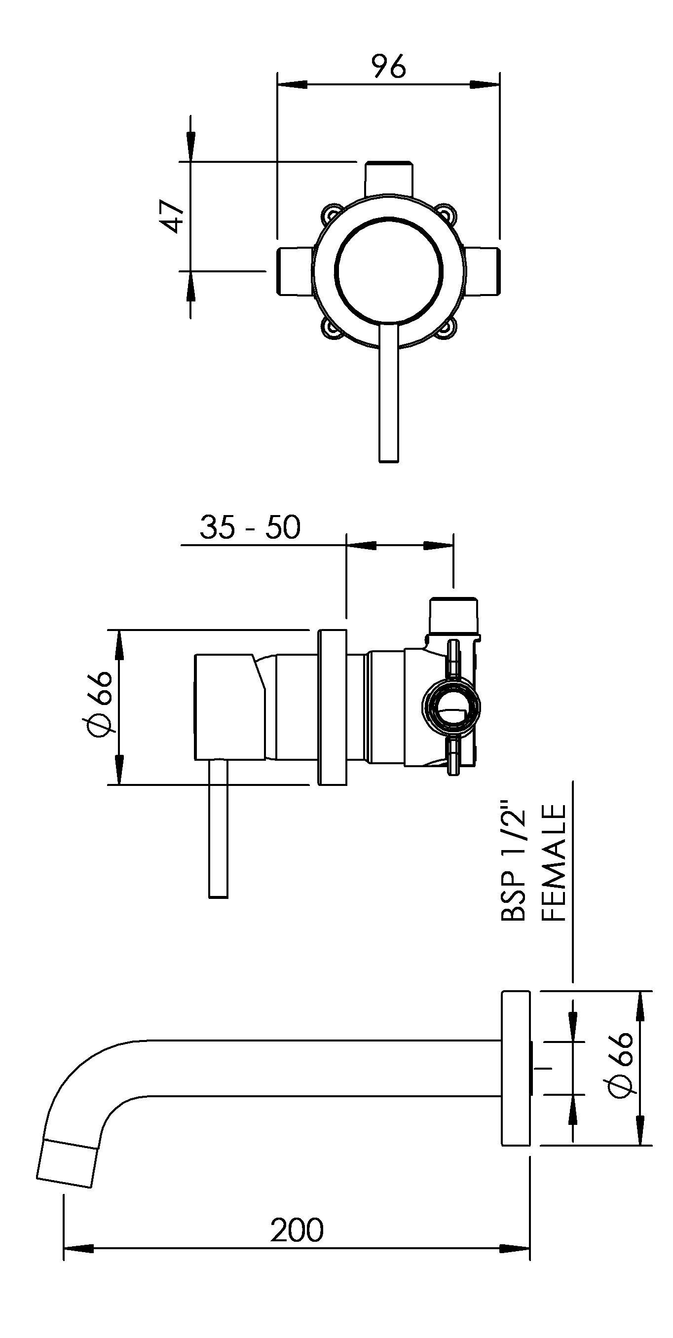 MethvenSingleLeverWallMountedFaucetTapware Methven NZ Methven NZ