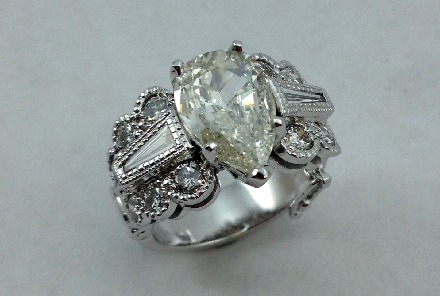 Vintage Style Engagement rings