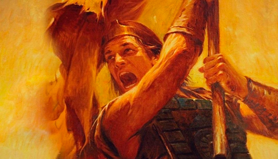 A promessa do Capitão Morôni a vitória não tem nada a ver com a força