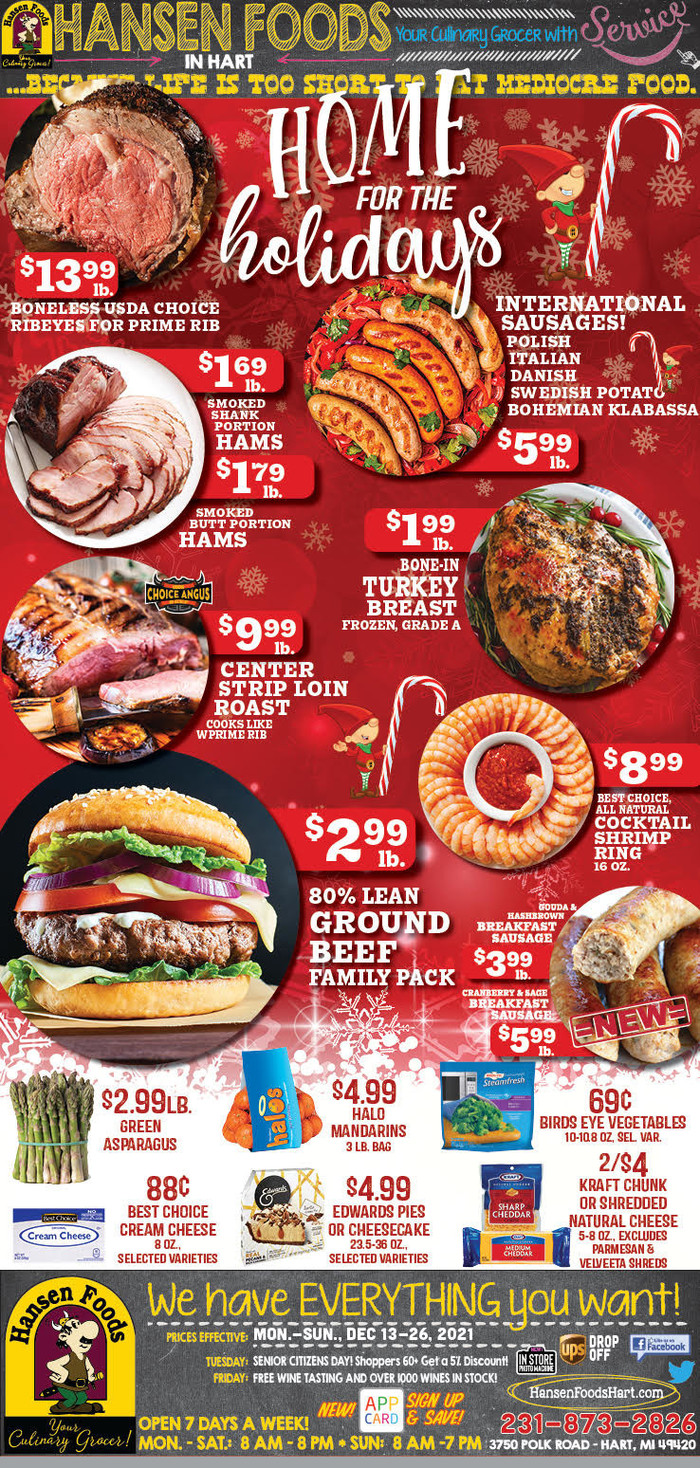 Hansen Foods Ad Specials