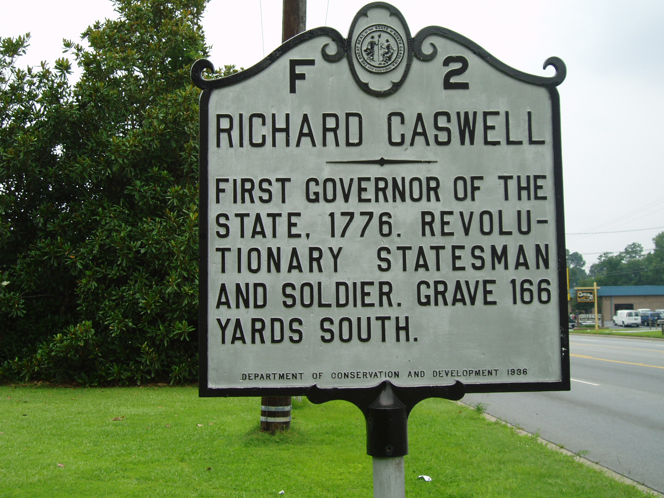 MilitaryPolitical Leader Richard Caswell NC DNCR