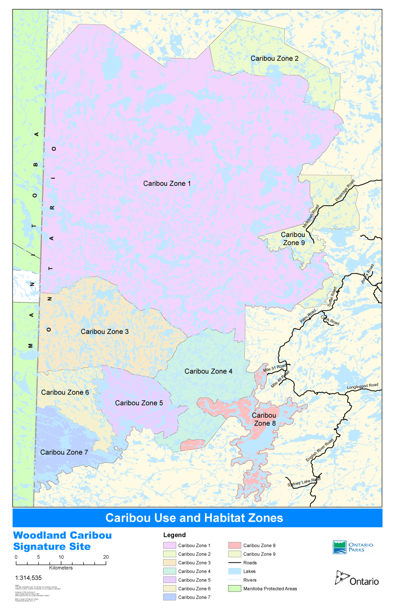 Woodland caribou signature site vegetation management plan ontario.ca