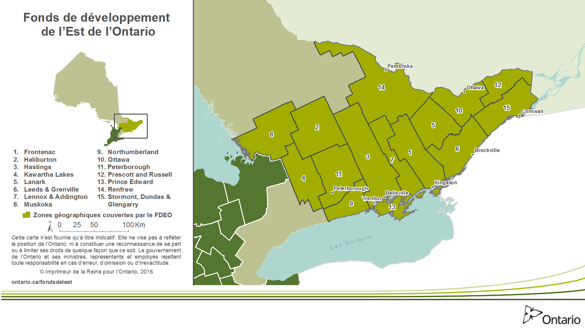 Archivée Fonds de développement de l'Est de l'Ontario Volet