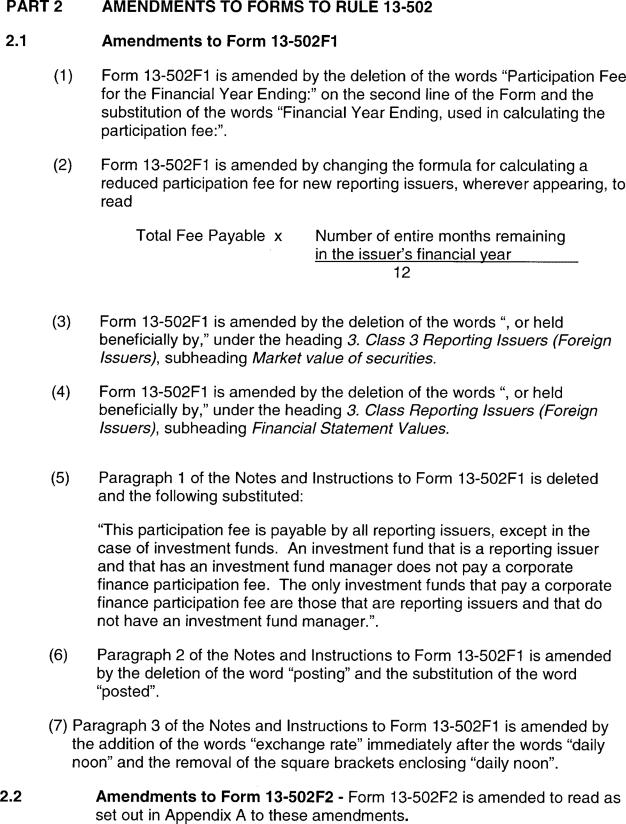 Government Notices Respecting Corporations Ontario Gazette Volume 136