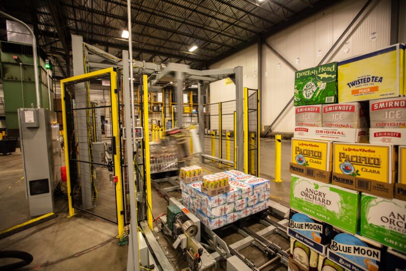 Beer Distribution Center Shipping Cases More Efficiently with the MADX