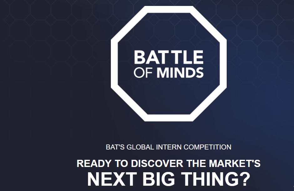 BAT’s Battle of Minds Global Intern Competition 2018 (Win an Internship