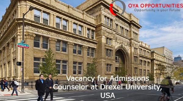 Vacancy for Admissions Counselor in the USA OYA
