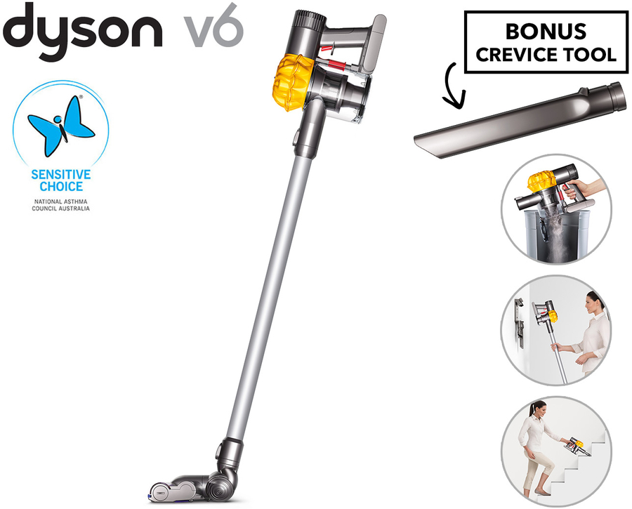 Dyson V6 Slim Handstick Vacuum + Bonus Crevice Tool 296.10 Delivered