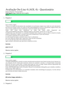 Aol 4 Metodologia Da Pesquisa 2020 1 Metodologia Da Pesquisa Uninassau