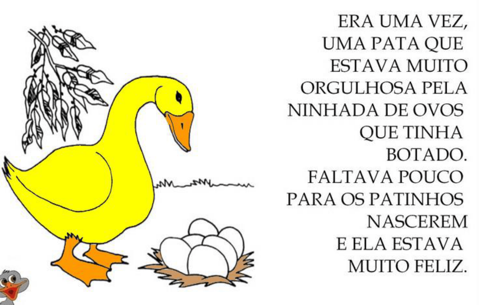 História O PATINHO FEIO pdf · versão 1 Projetos Infantis