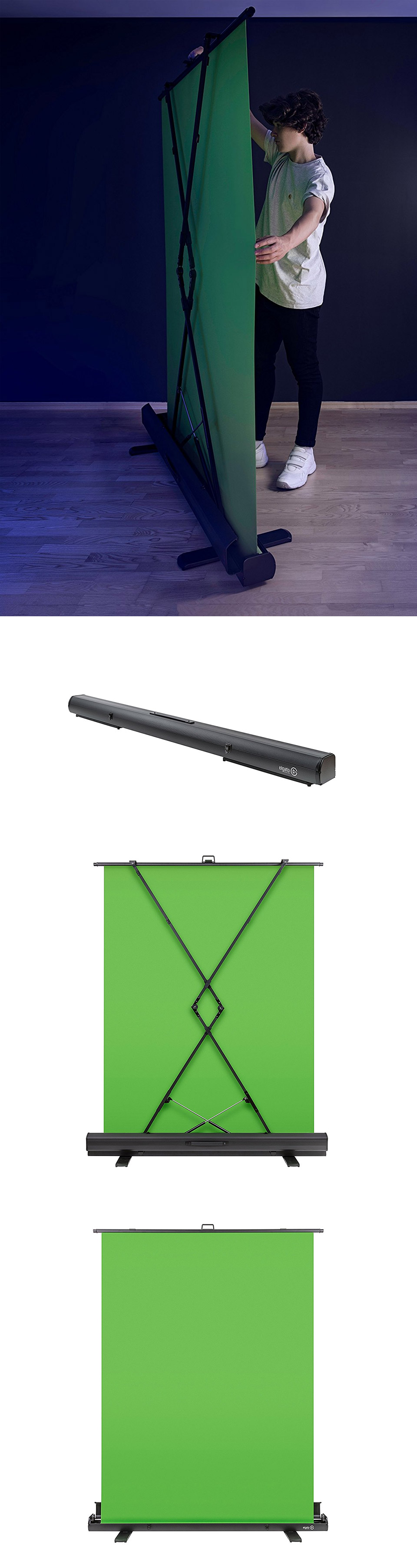 Buy Elgato Collapsible Green Screen [10GAF9901] PC Case Gear Australia