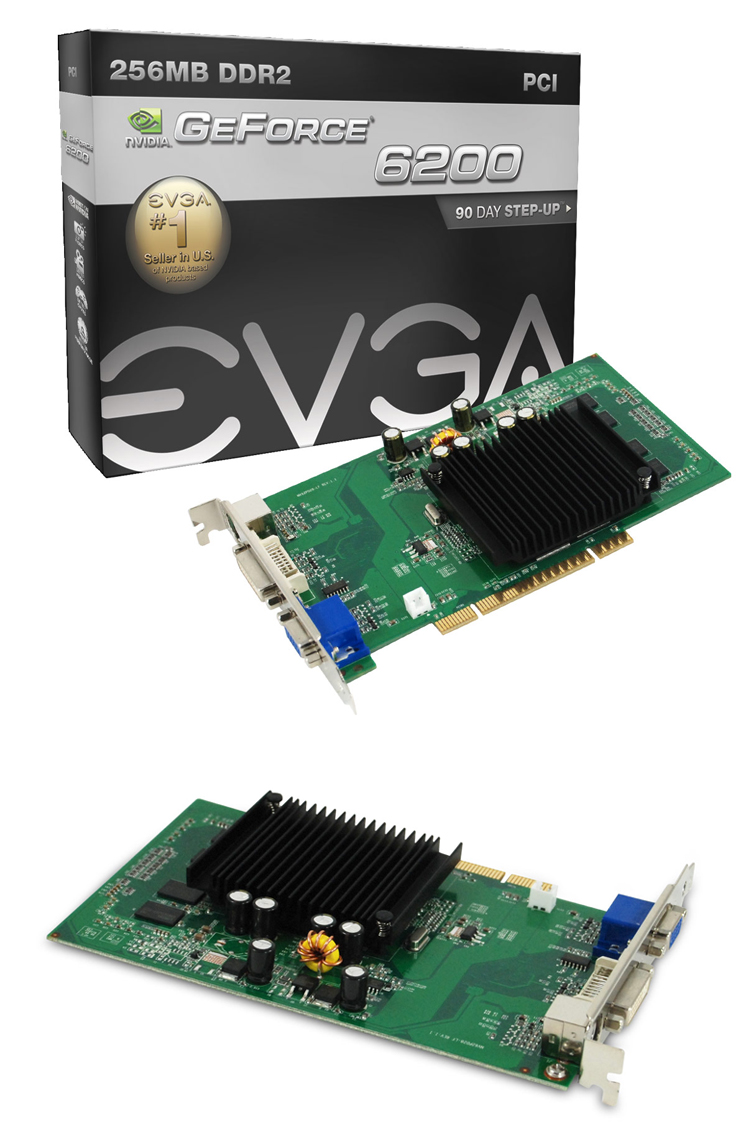 Buy EVGA GeForce 6200 PCI 256MB [EVGA256P1N400LR] PC