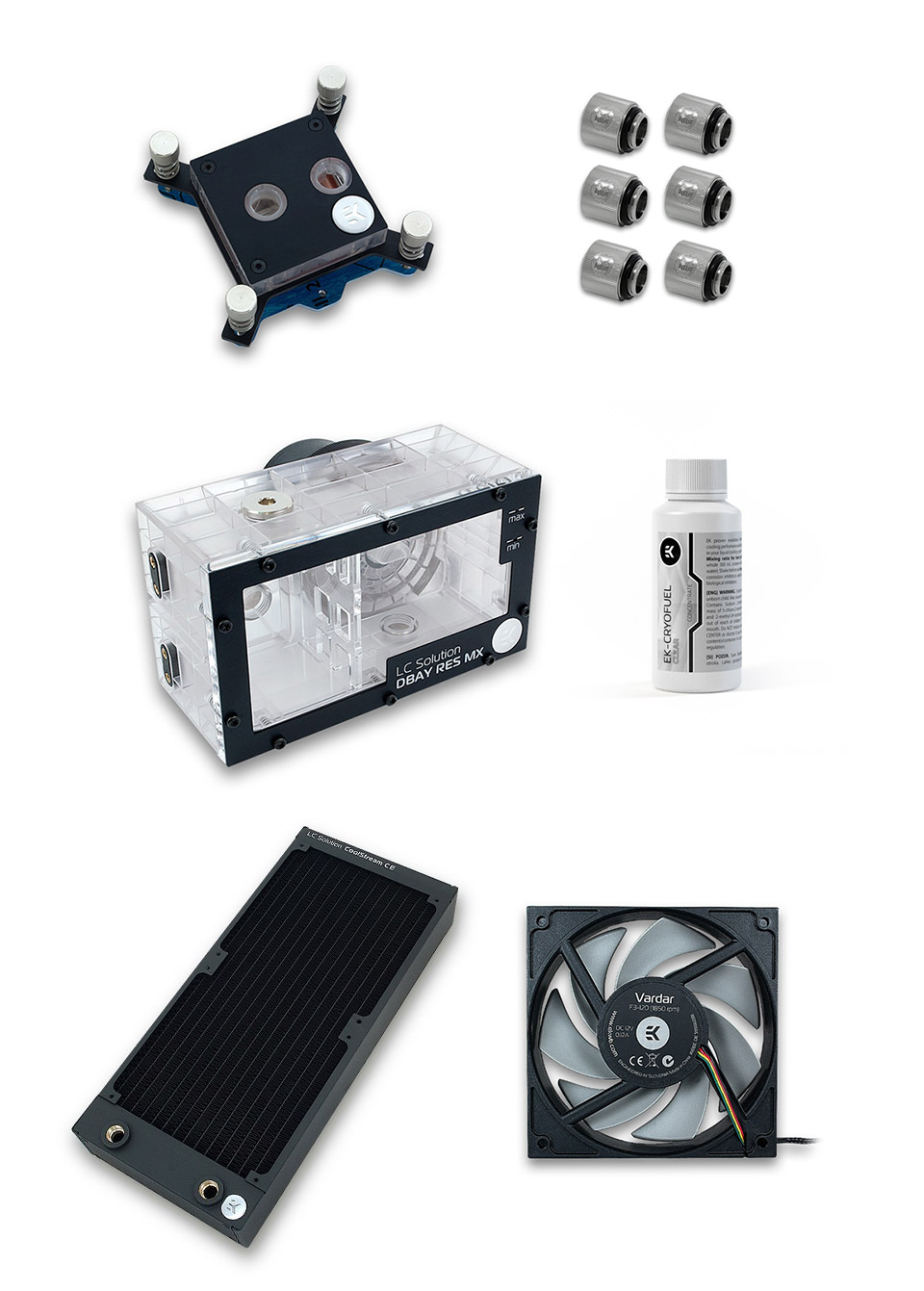 Buy EKKIT G280 Watercooling Kit [3831109863589] PC Case Gear Australia