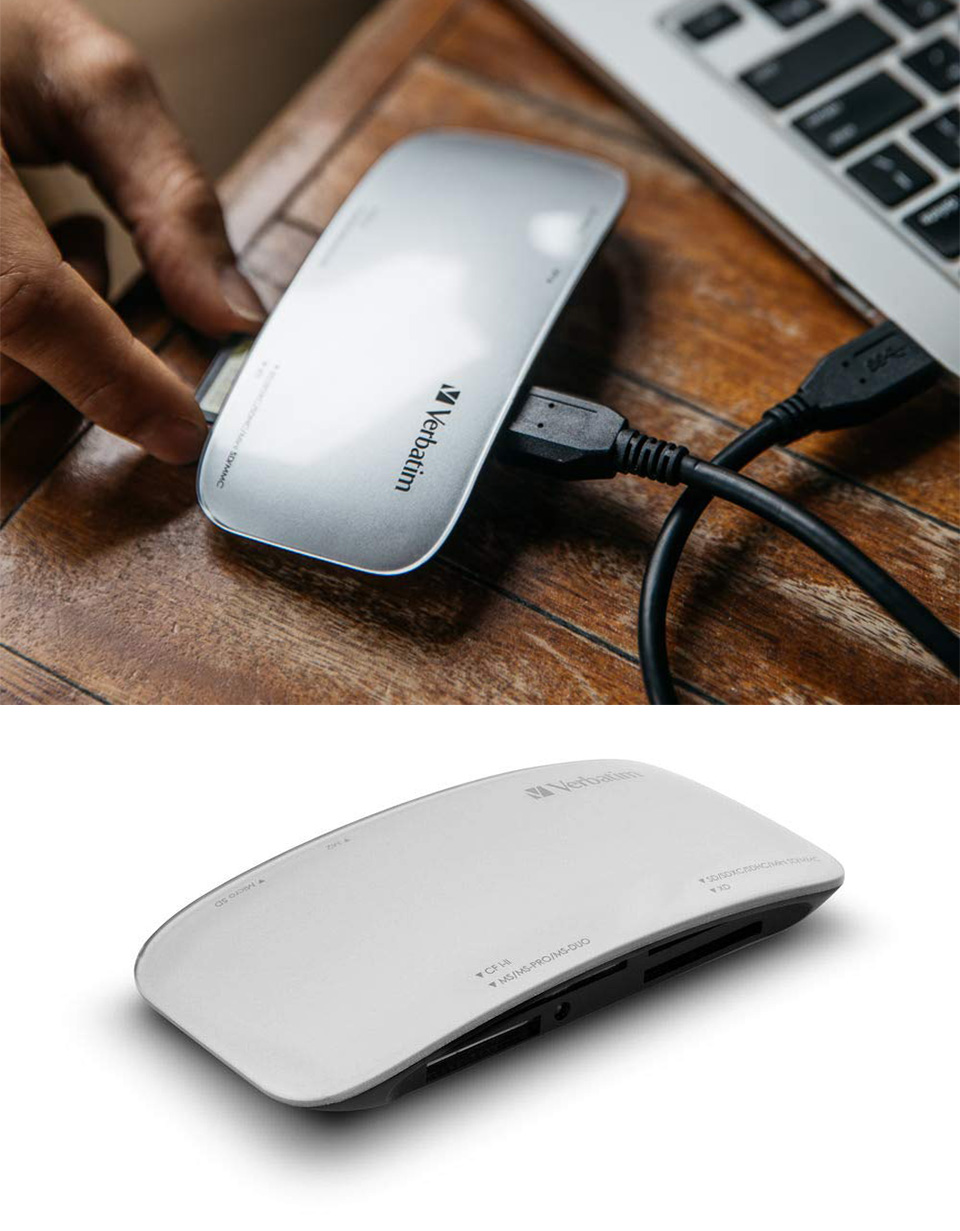 Buy Verbatim USB 3.0 Universal Card Reader [97706] PC Case Gear Australia