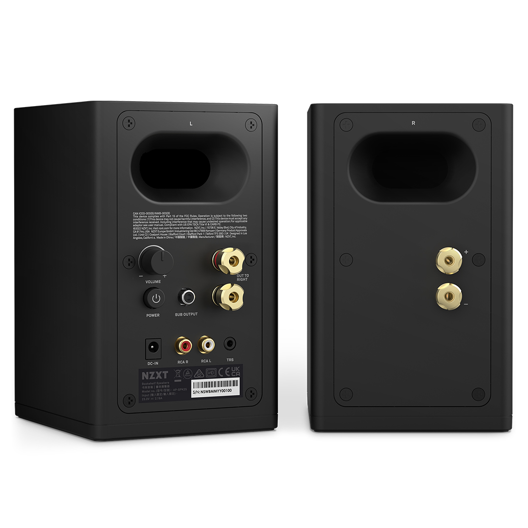 Buy NZXT Relay Gaming Speakers V2 3in Black [APSPKB2AU] PC Case