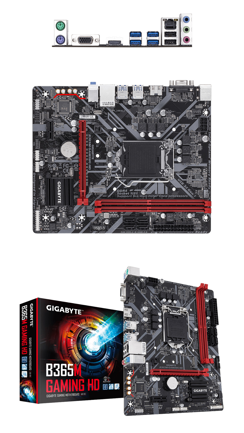 Buy Gigabyte B365M Gaming HD Motherboard [B365MGAMINGHD] PC Case
