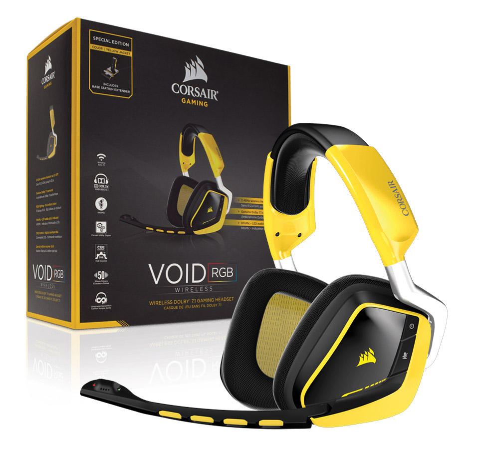 Buy Corsair Gaming VOID Wireless 7.1 Gaming Headset Yellow SE [CA