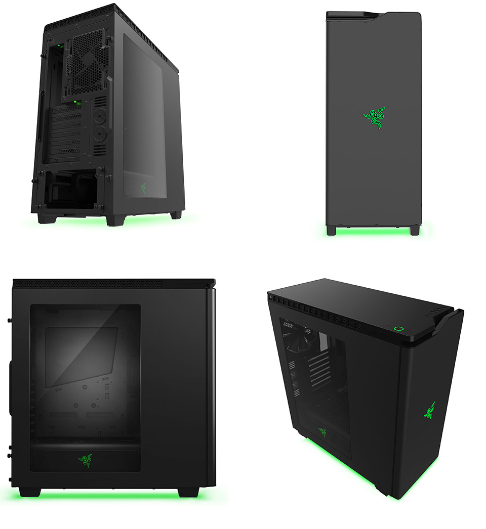 Buy NZXT H440 Razer Edition Mid Tower Case [CAH442WRA] PC Case Gear