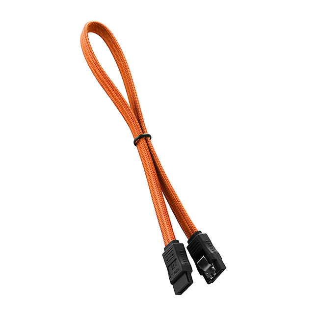 Buy CableMod ModFlex SATA 3 Cable Black/Orange 60cm [CMCABSATA60KOR