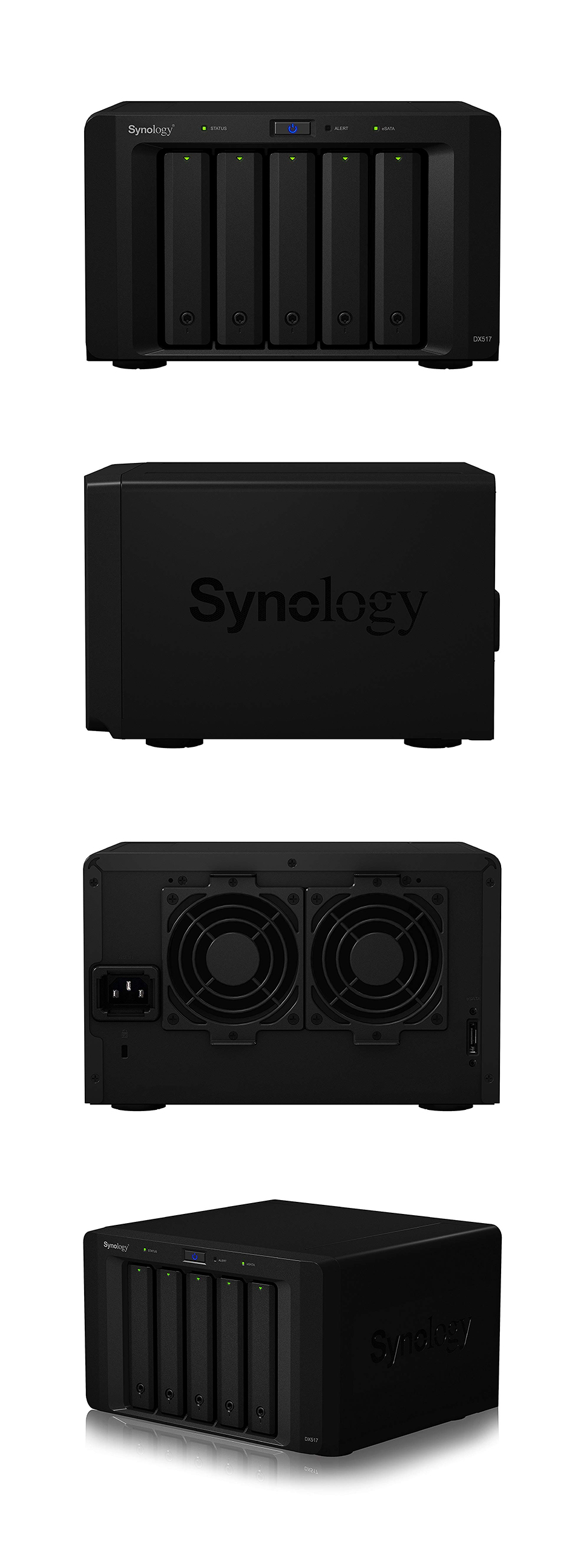Buy Synology DX517 5 Bay Diskless Expansion Unit [DX517] | PC Case Gear