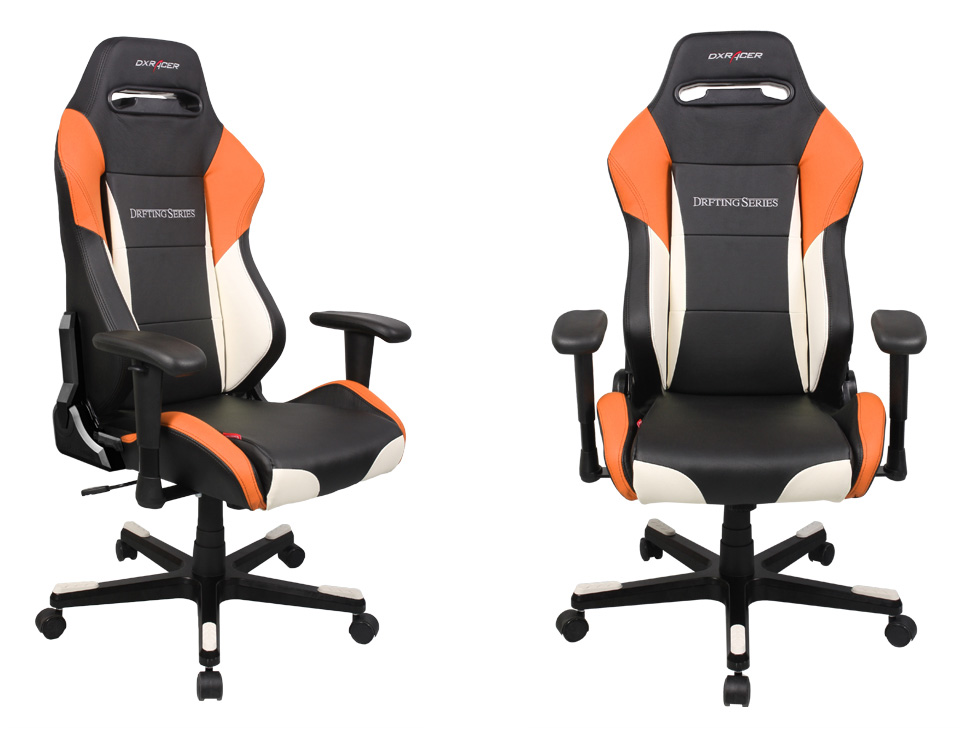 Buy DXRacer DF61 Series Office/Gaming Chair Black, White & Orange [DXR